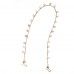 MOTHER OF PEARL HEART DANGLE SUNGLASS AND FACE MASK CHAIN