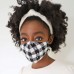 SET OF 3 BLACK TIE FACE MASKS