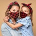 SET OF 2 ASPEN LODGE KIDS' FACE MASKS